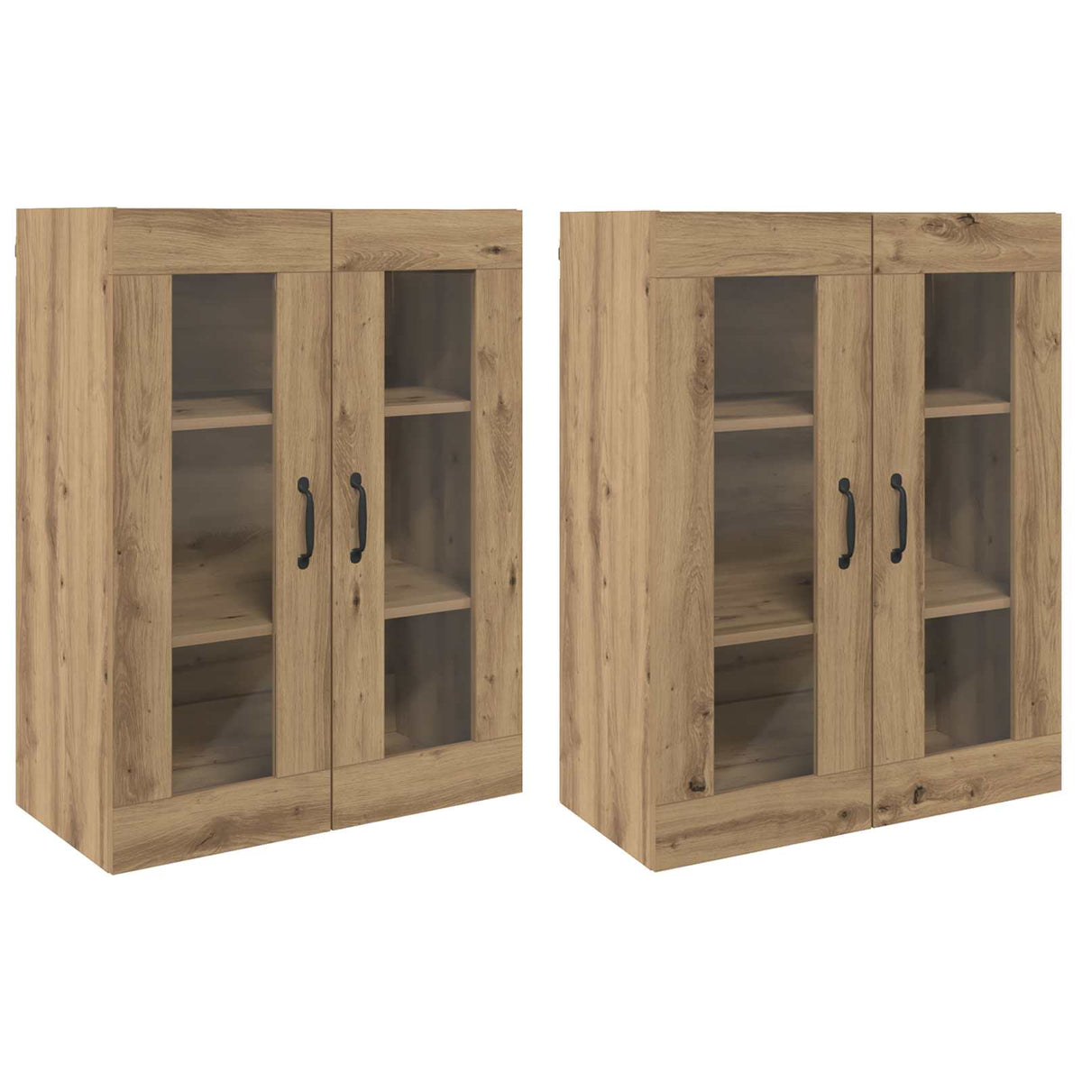 Ormarčići montirani na zid 2 pcs hrast artisan