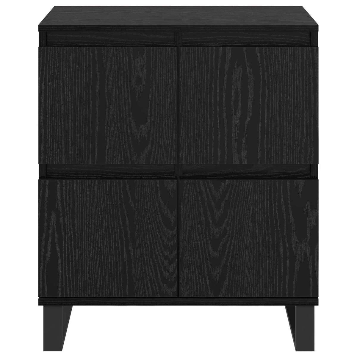 Kreveta 2 pcs Crni hrast 60 x 35 x 70 cm