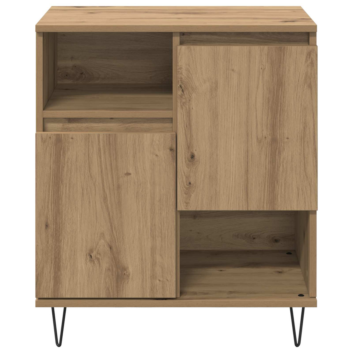 Kreveta 2 pcs Umjetnički hrast 60 x 35 x 70 cm
