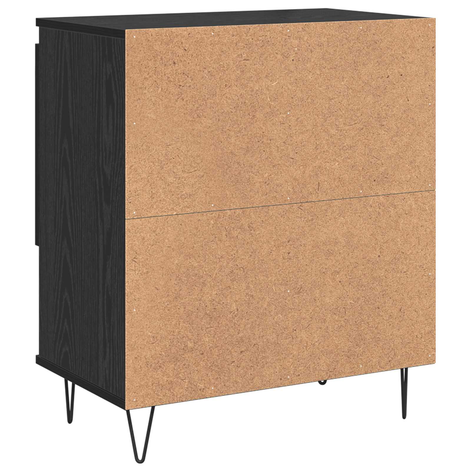 Kreveta 2 pcs Crni hrast 60 x 35 x 70 cm
