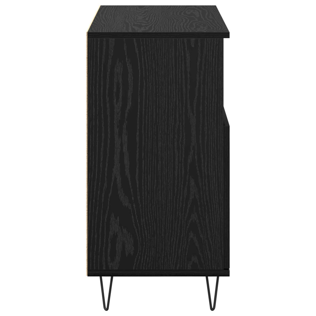 Kreveta 2 pcs Crni hrast 60 x 35 x 70 cm