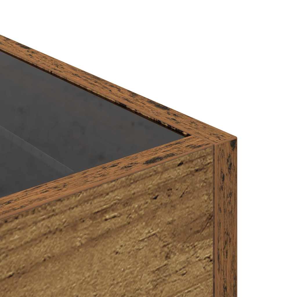 Kava Stol Staro drvo 40 x 40 x 30 cm Konstruirano drvo