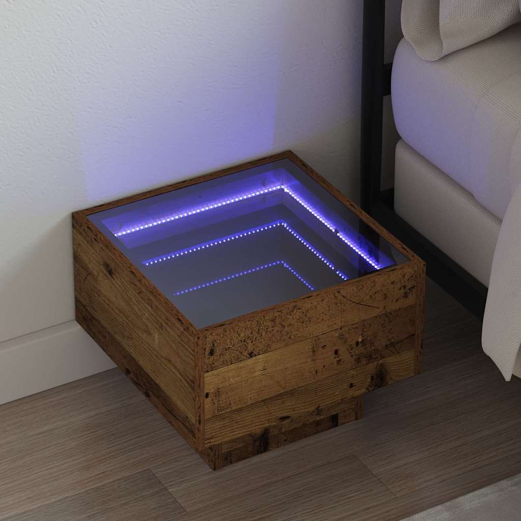 Kava Stol Staro drvo 40 x 40 x 30 cm Konstruirano drvo