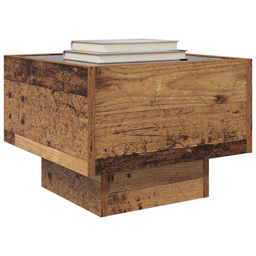 Kava Stol Staro drvo 40 x 40 x 30 cm Konstruirano drvo