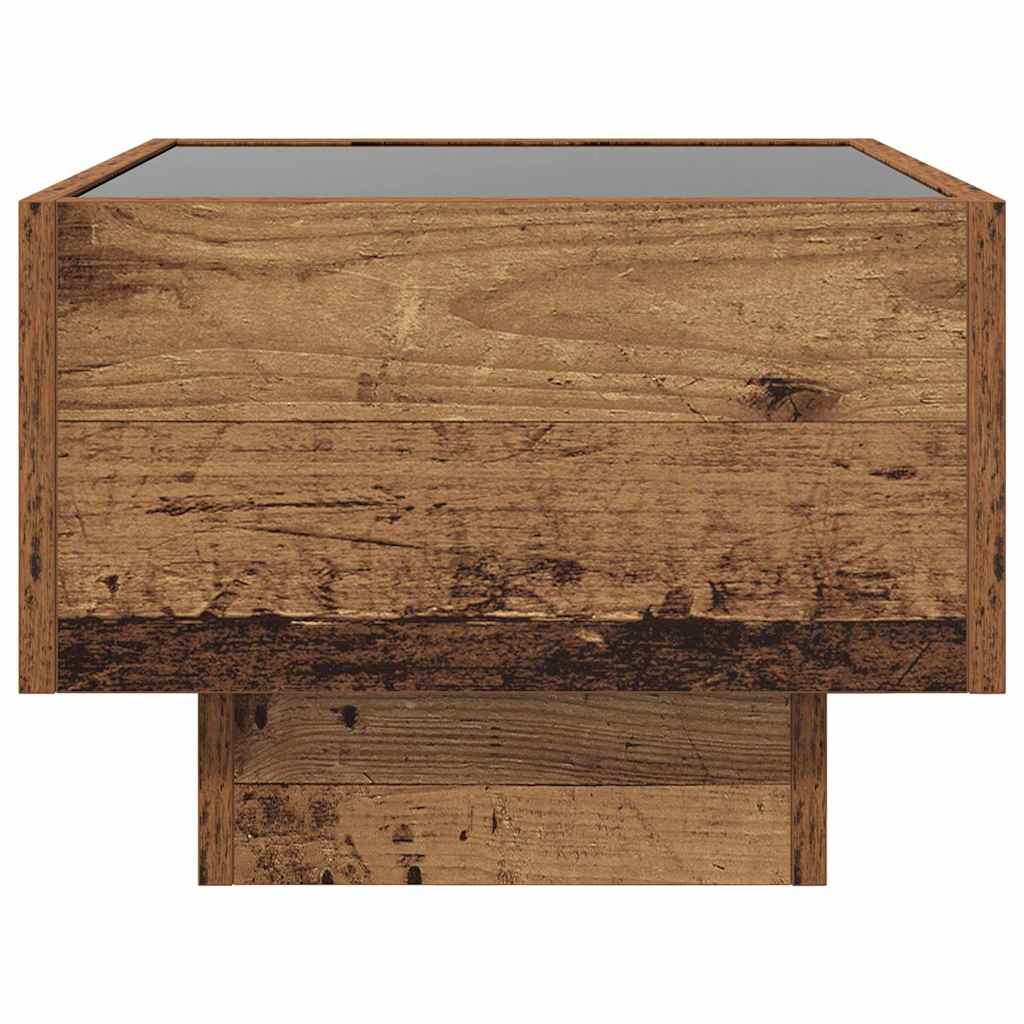 Kava Stol Staro drvo 40 x 40 x 30 cm Konstruirano drvo