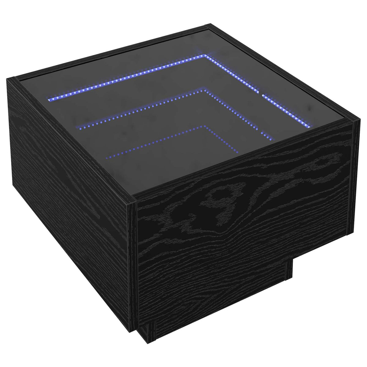Kava Stol Crni hrast 40 x 40 x 30 cm Konstruirano drvo