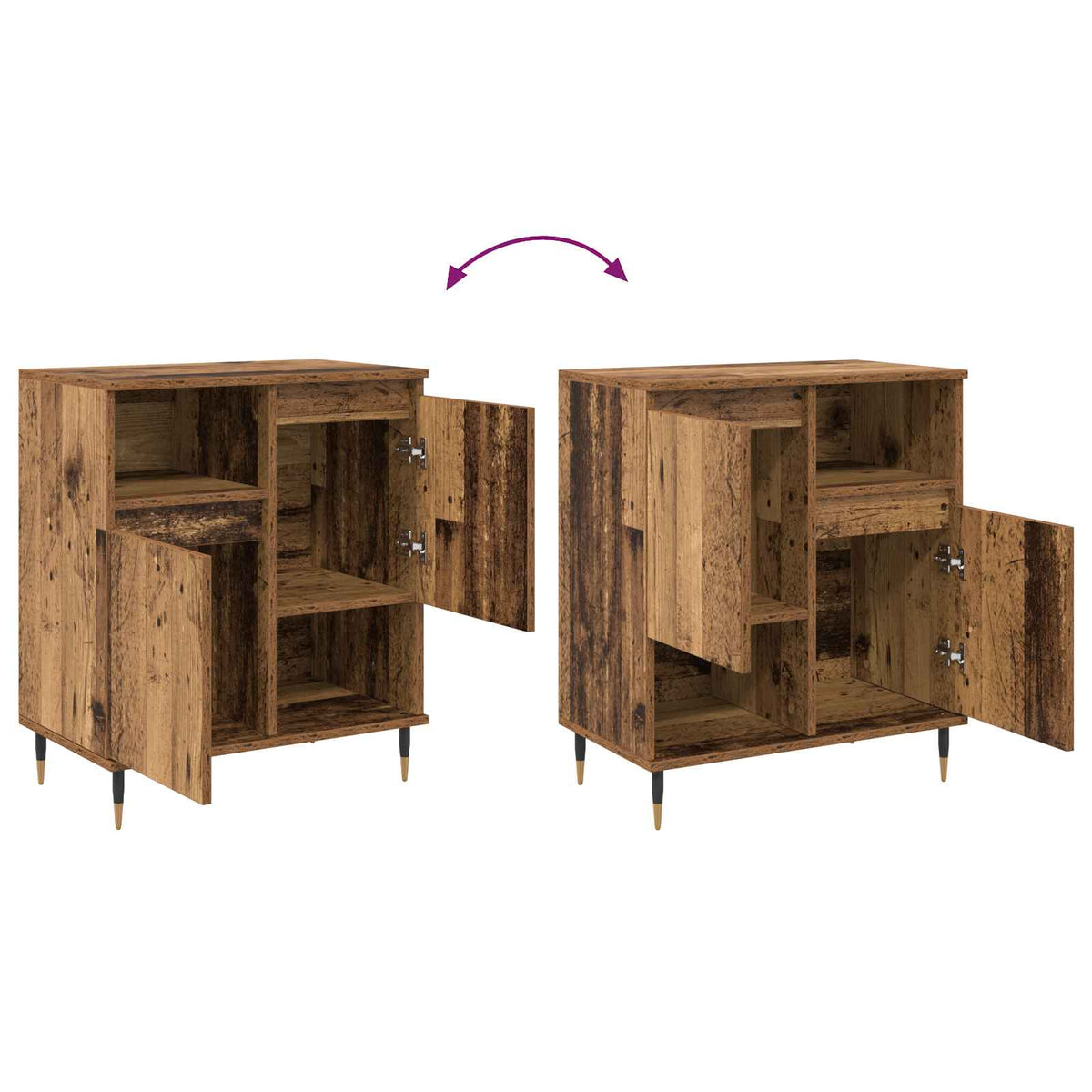 Komode 2 pcs Staro drvo