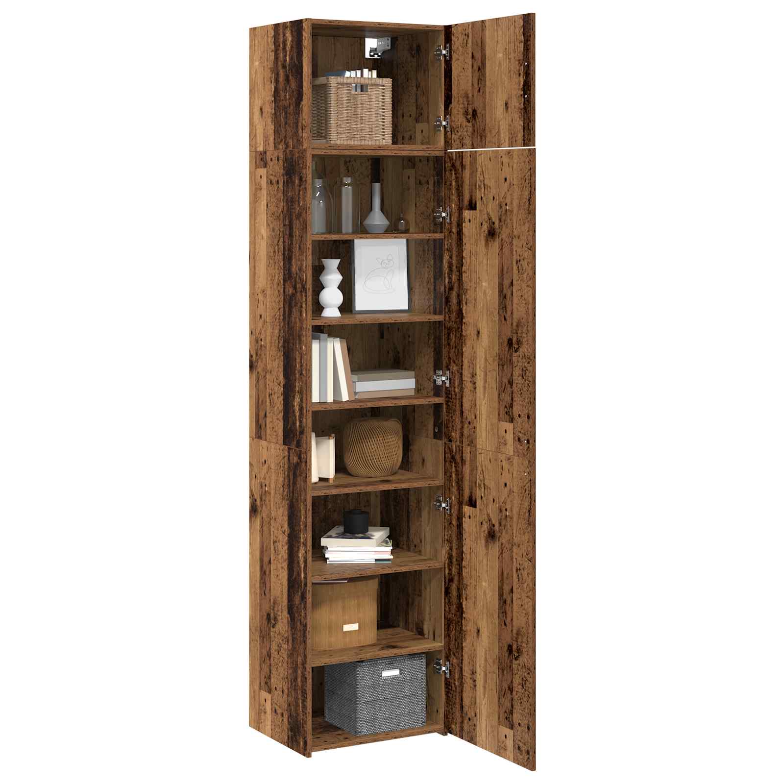 Kreveta 3 pcs Staro drvo