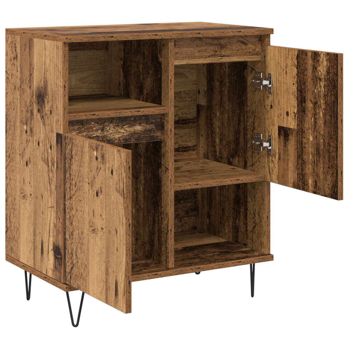 Kreveta 3 pcs Staro drvo 60 x 35 x 70 cm