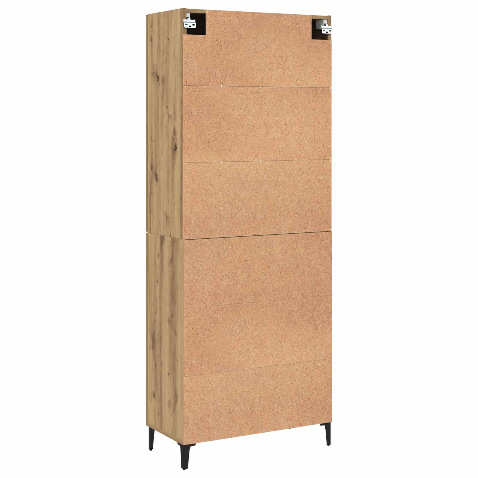 Highboard 2 pcs Umjetnički hrast Konstruirano drvo