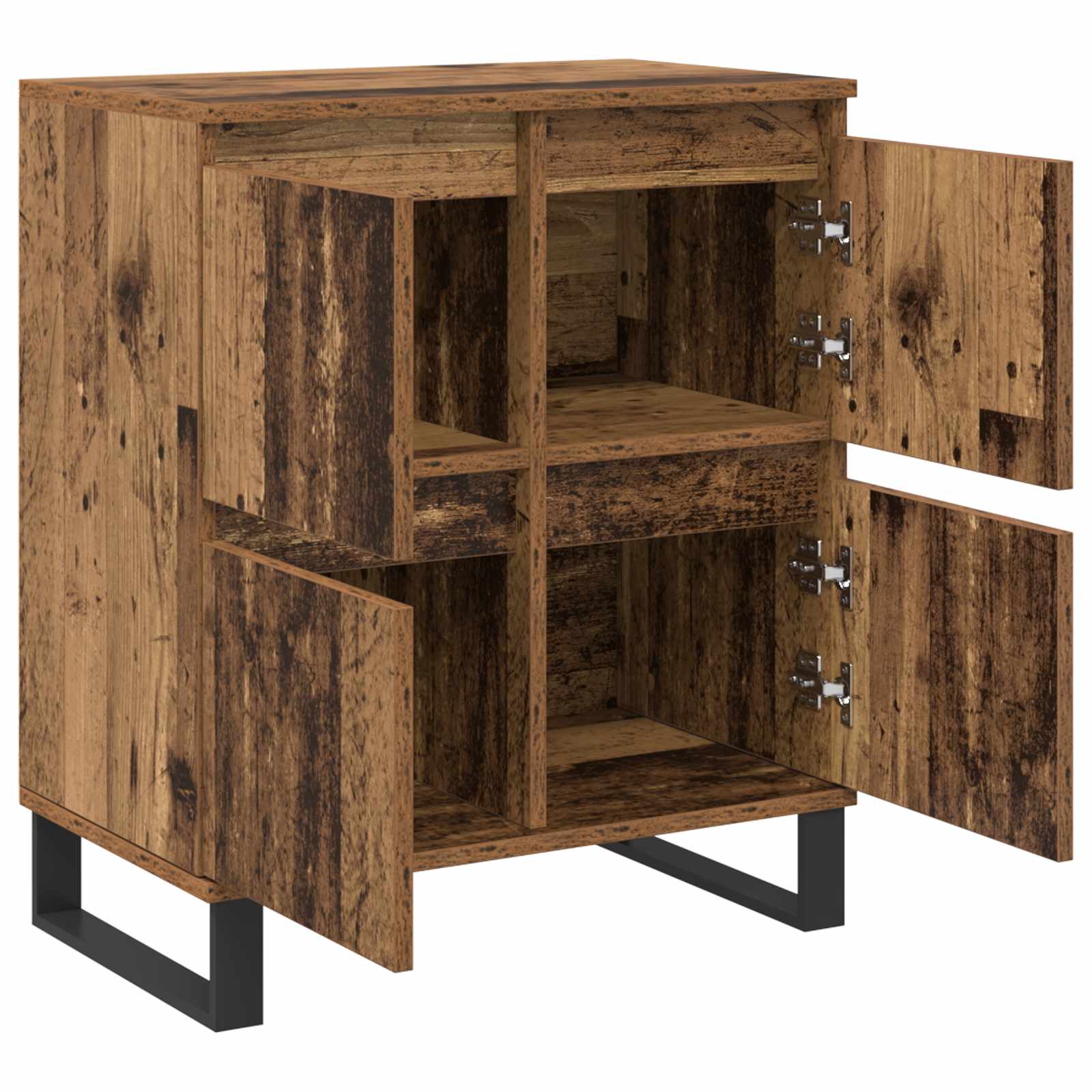 Kreveta 3 pcs Staro drvo 60 x 35 x 70 cm