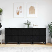 Kreveta 3 pcs Crni hrast 60 x 35 x 70 cm