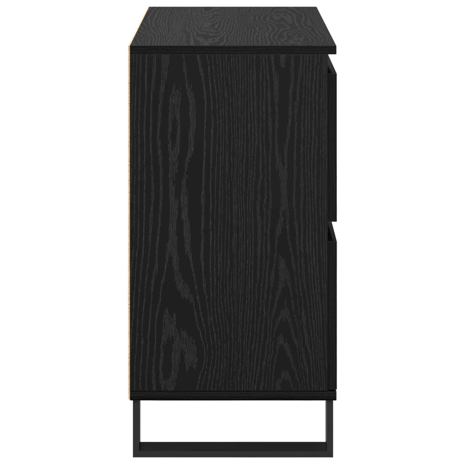 Kreveta 3 pcs Crni hrast 60 x 35 x 70 cm