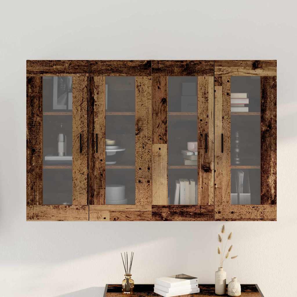 Ormarčići montirani na zid 2 kom. Staro drvo 69,5 x 34 x 90 cm