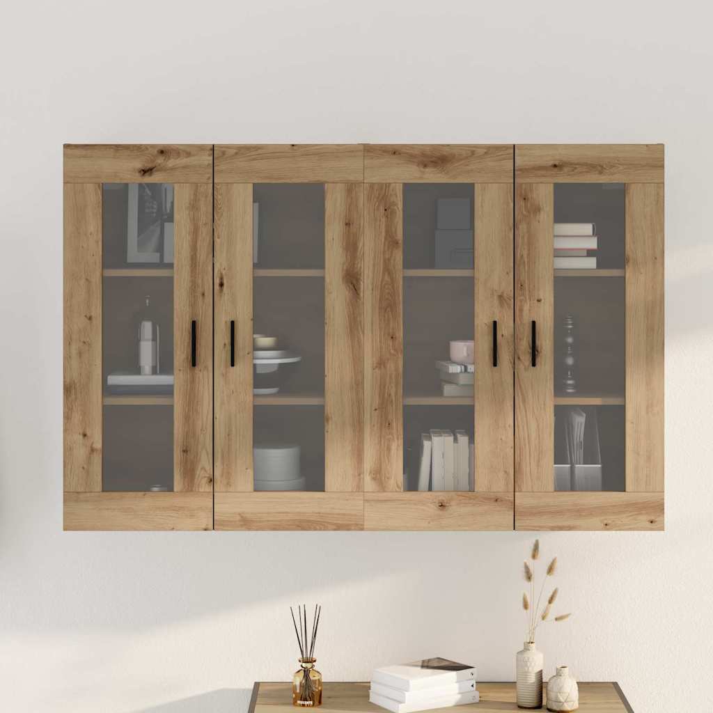 Ormarčići montirani na zid 2 pcs hrast artisan