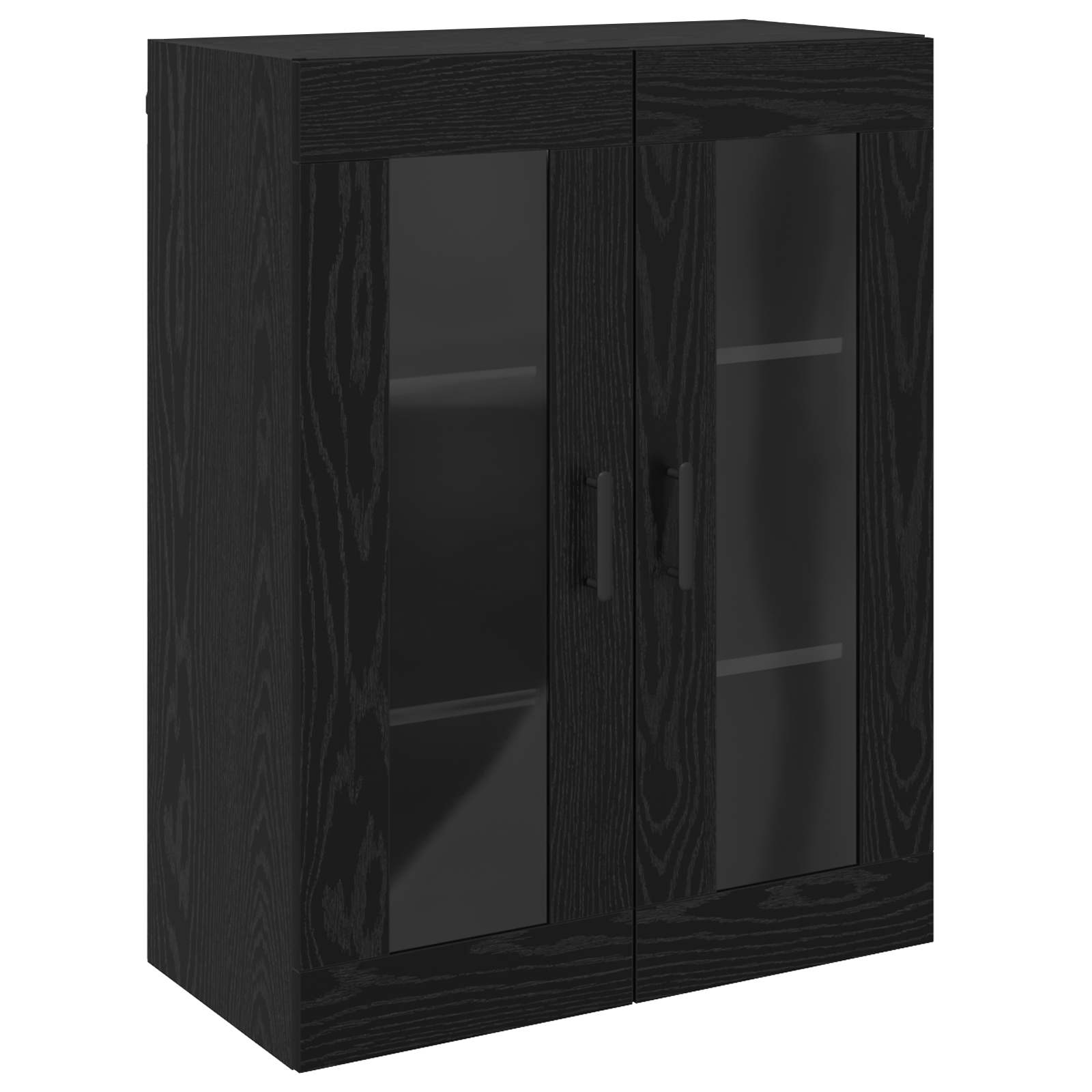 Ormarčići montirani na zid 2 pcs Crni hrast 69,5 x 34 x 90 cm