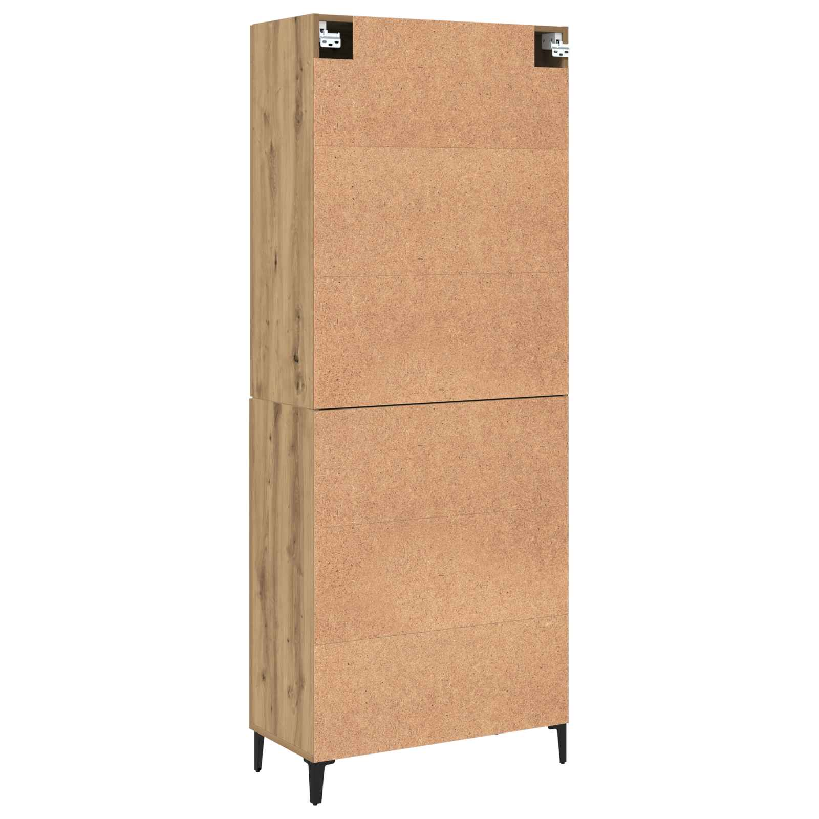 Highboard 2 pcs Umjetnički hrast Konstruirano drvo
