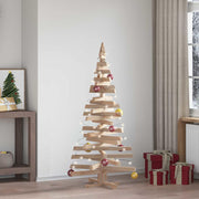 Božićna drvca s stalakom Prirodna 150 cm Masivna borovina
