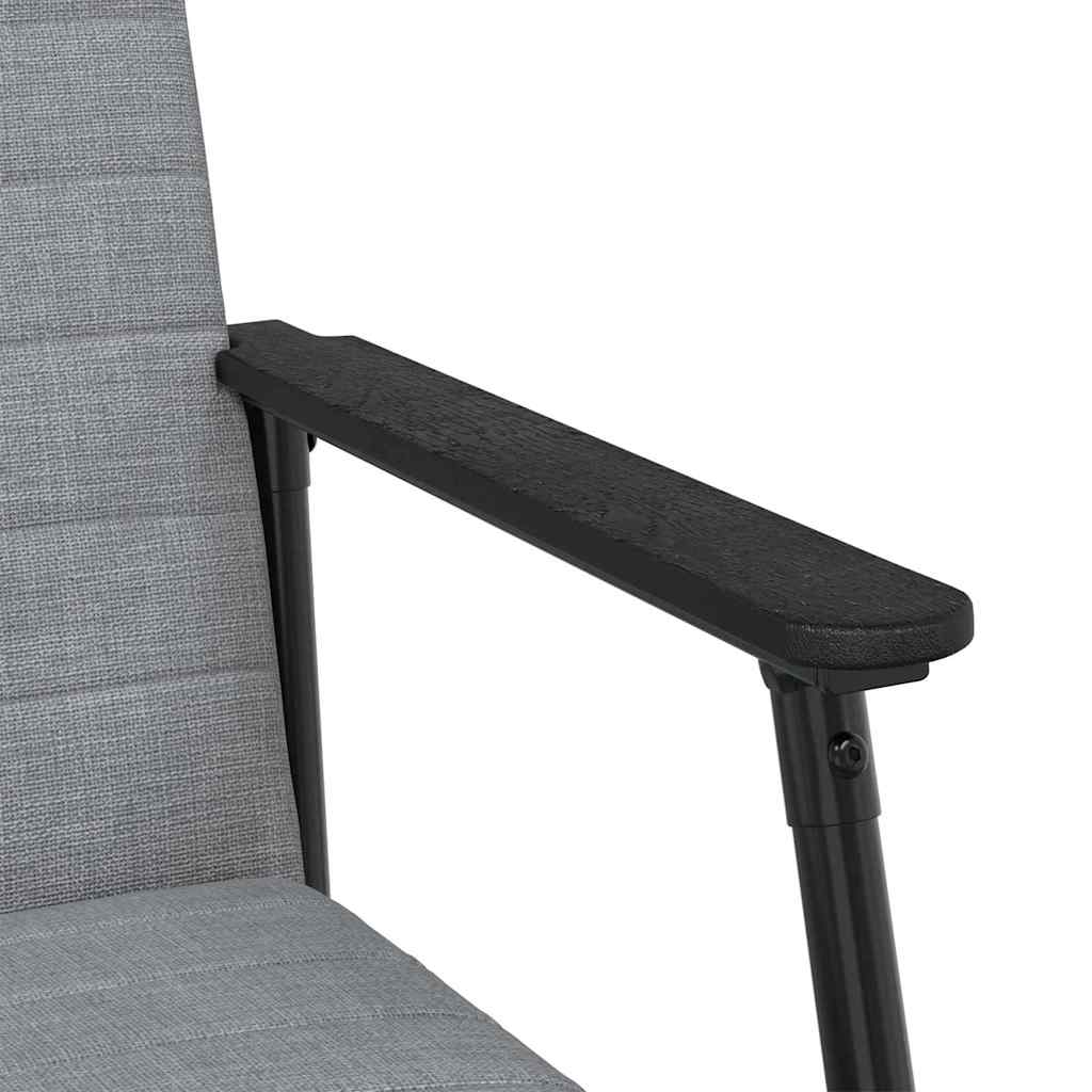fotelja Svijetlo siva 59 x 75 x 78 cm tkanina