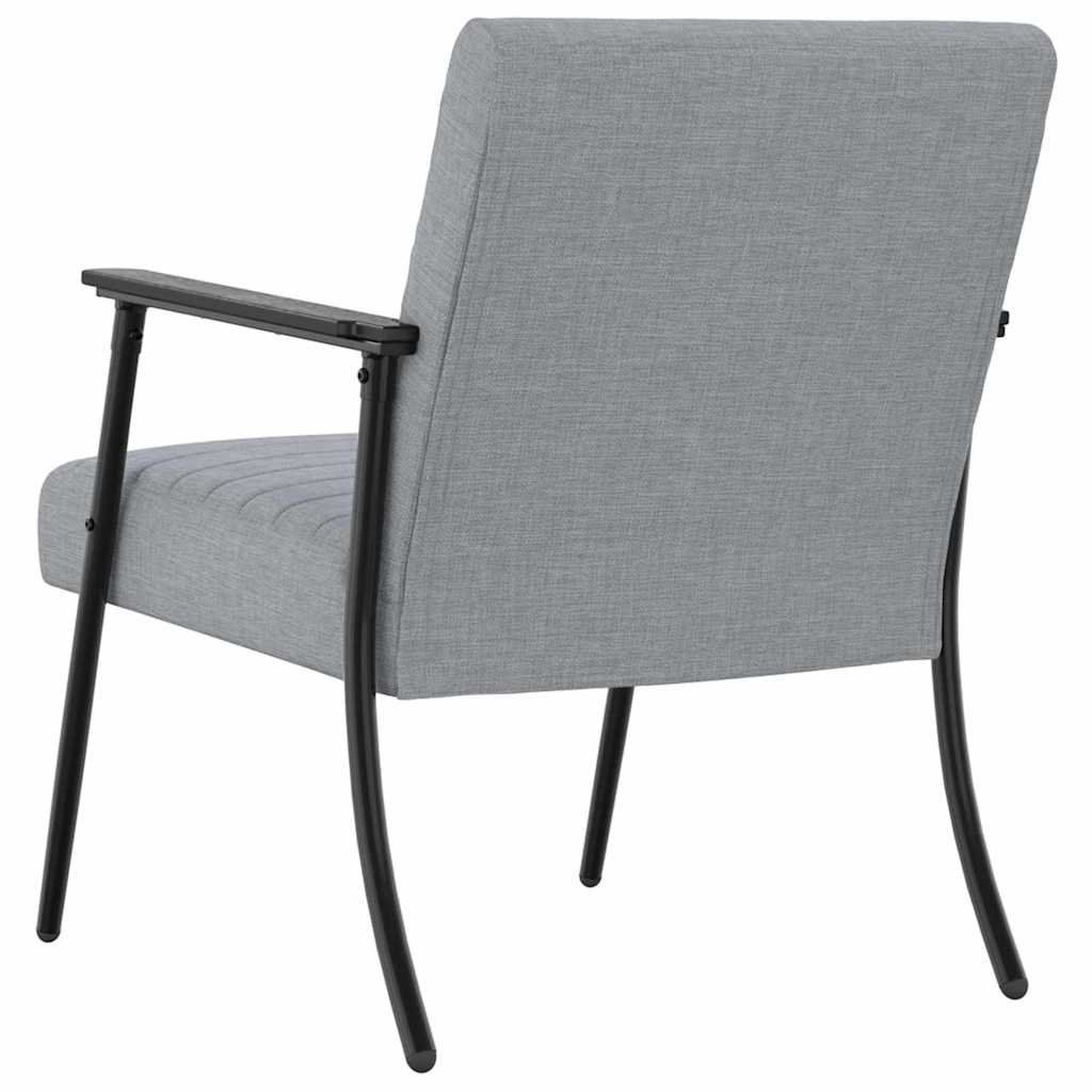 fotelja Svijetlo siva 59 x 75 x 78 cm tkanina