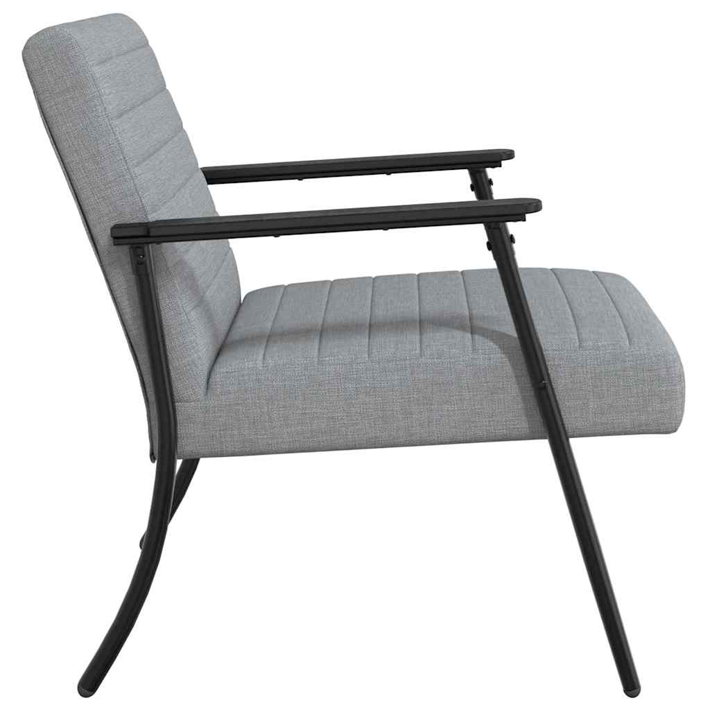 fotelja Svijetlo siva 59 x 75 x 78 cm tkanina