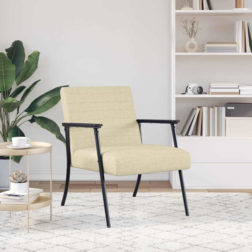 fotelja Krema 59 x 75 x 78 cm tkanina