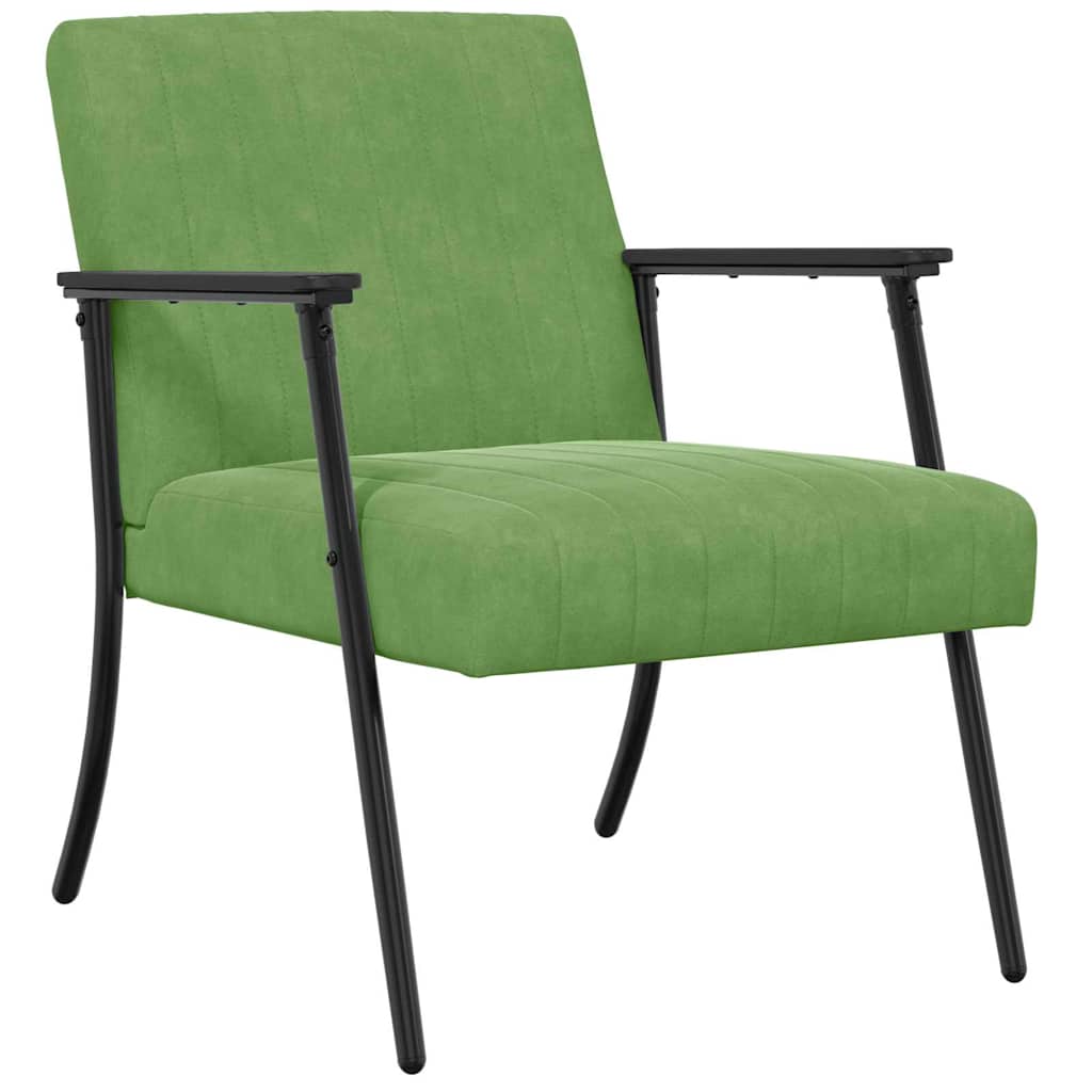 fotelja Svijetlo zelena 59 x 75 x 78 cm Baršun