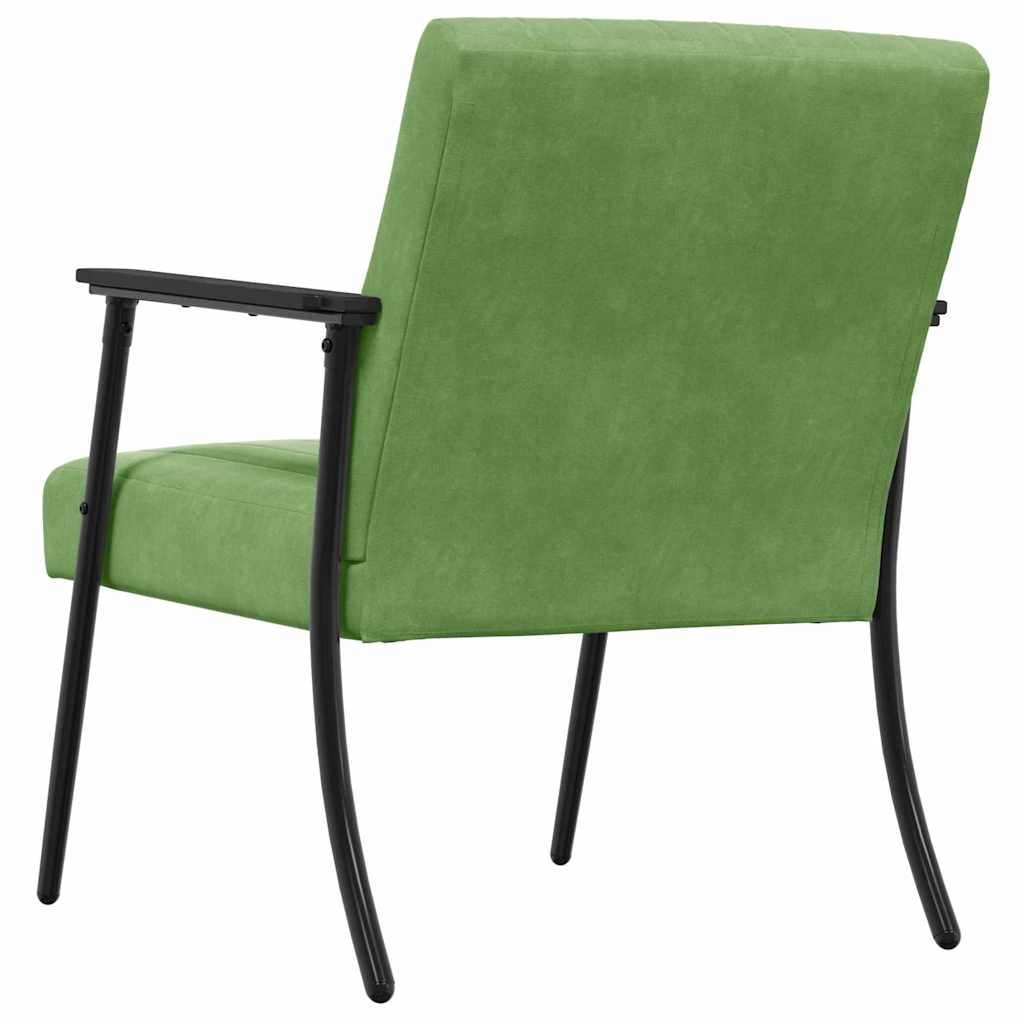 fotelja Svijetlo zelena 59 x 75 x 78 cm Baršun