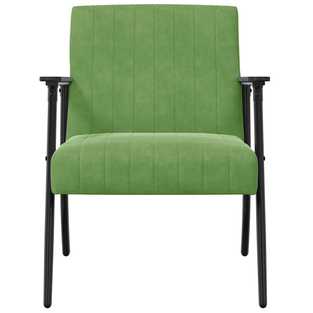 fotelja Svijetlo zelena 59 x 75 x 78 cm Baršun