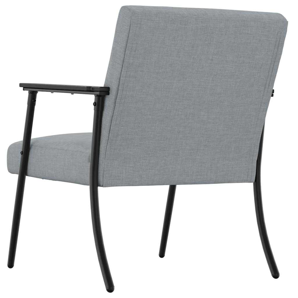 fotelja Svijetlo siva tkanina
