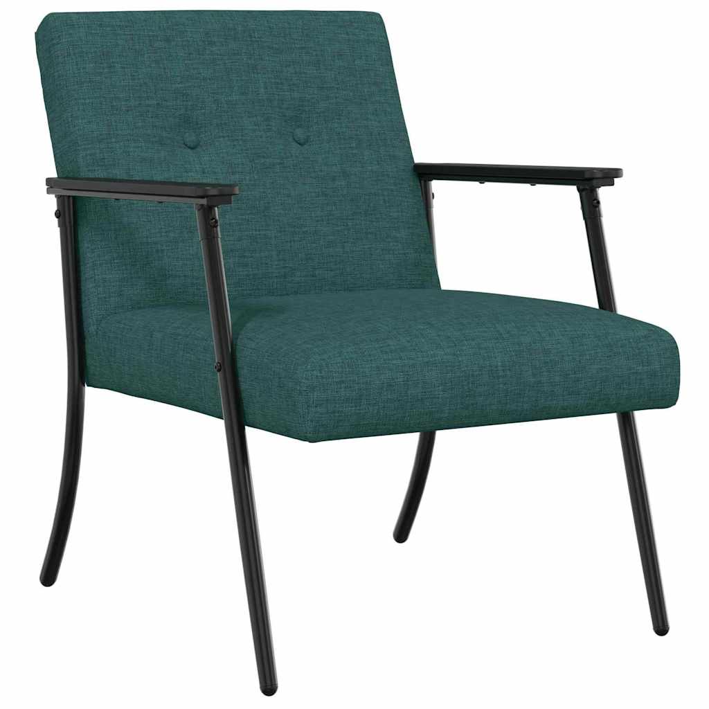 fotelja Tamnozelena tkanina