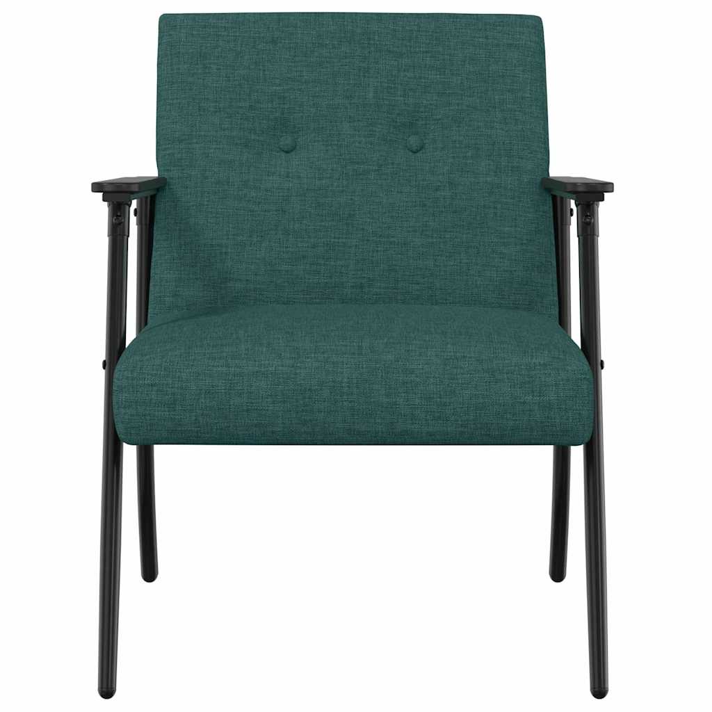 fotelja Tamnozelena tkanina