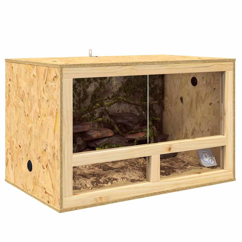 Terarij Smeđa 80 x 50 x 50 cm OSB