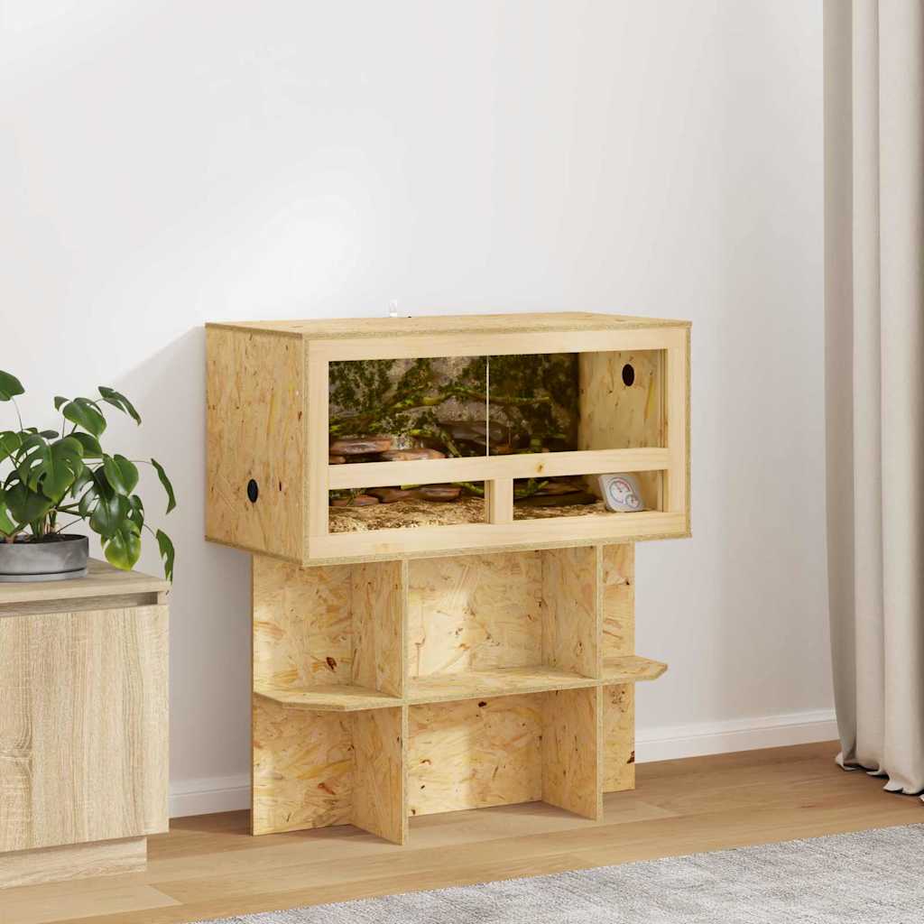 Terarij Smeđa 80 x 40 x 40 cm OSB