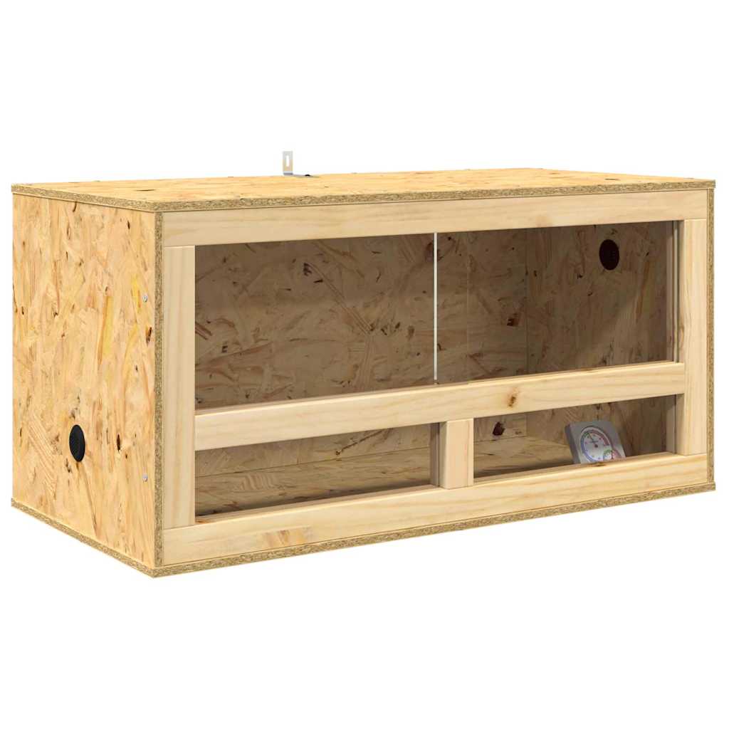 Terarij Smeđa 80 x 40 x 40 cm OSB