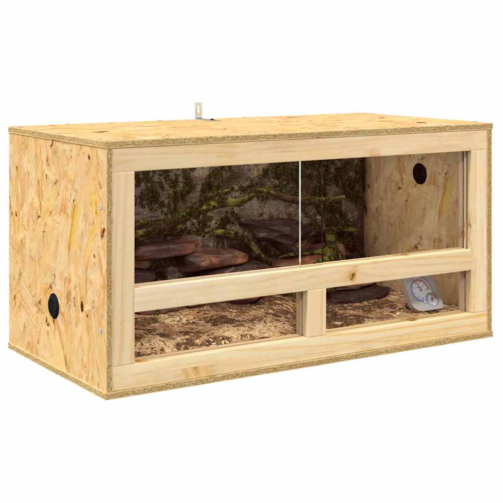Terarij Smeđa 80 x 40 x 40 cm OSB
