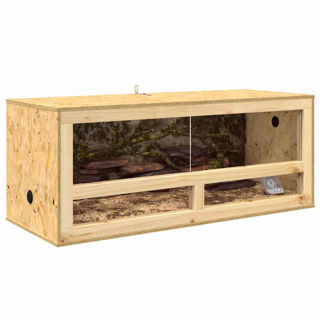 Terarij Smeđa 100 x 40 x 40 cm OSB