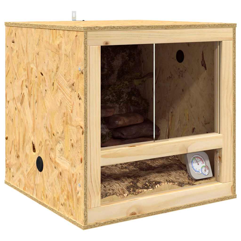 Terarij Smeđa 50 x 50 x 50 cm OSB