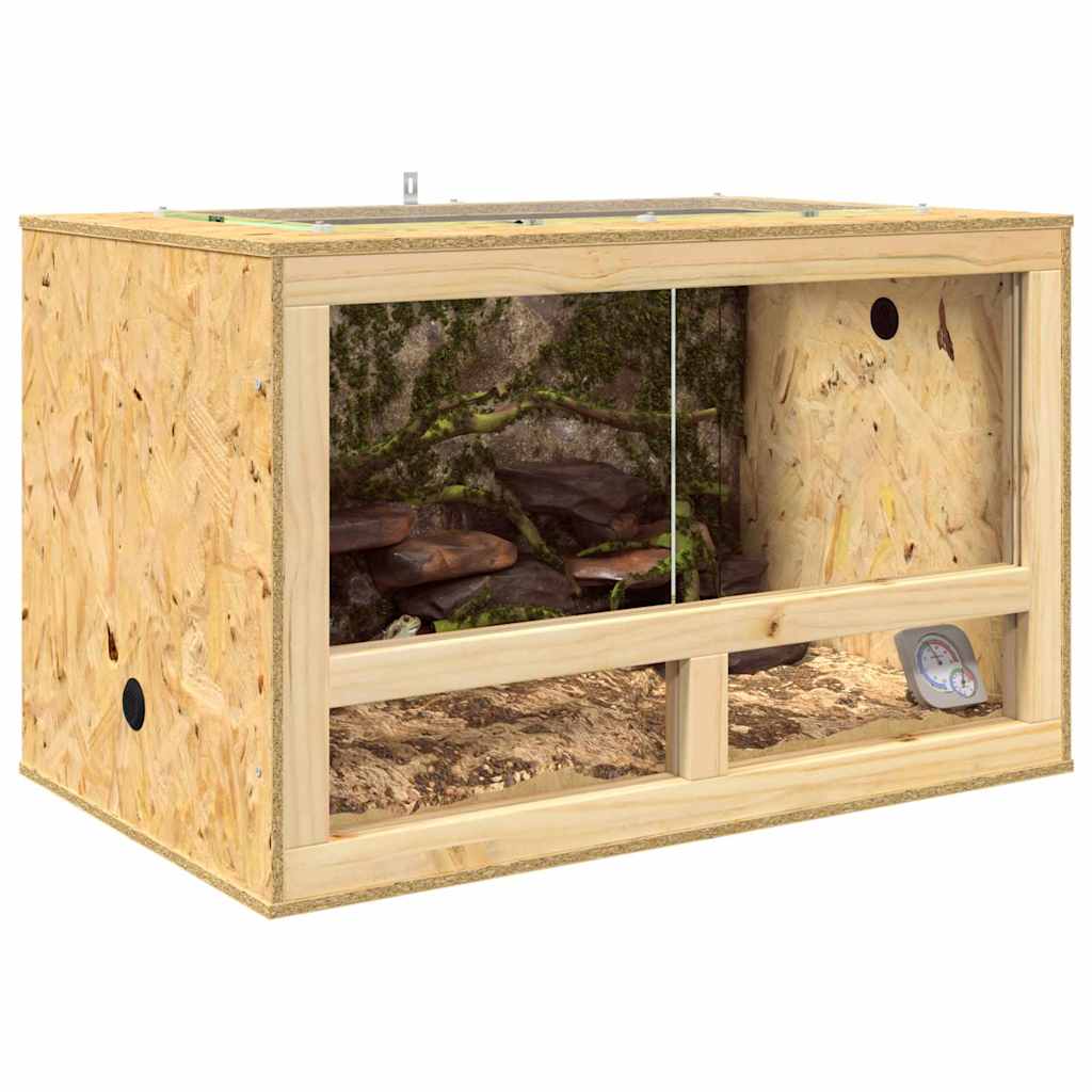 Terarij Smeđa 80 x 50 x 50 cm OSB