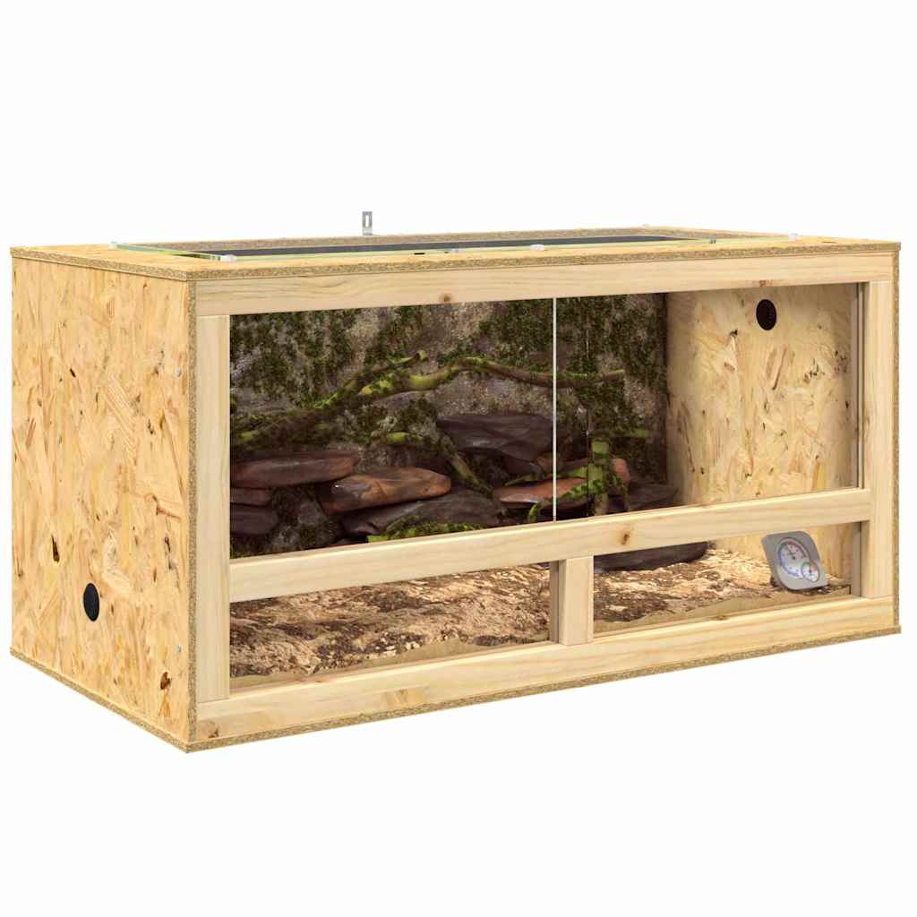 Terarij Smeđa 80 x 50 x 50 cm OSB