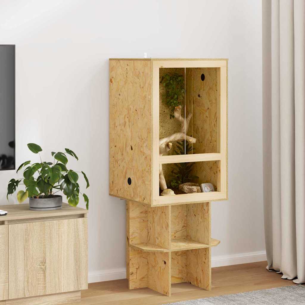 Terarij Smeđa 50 x 50 x 80 cm OSB