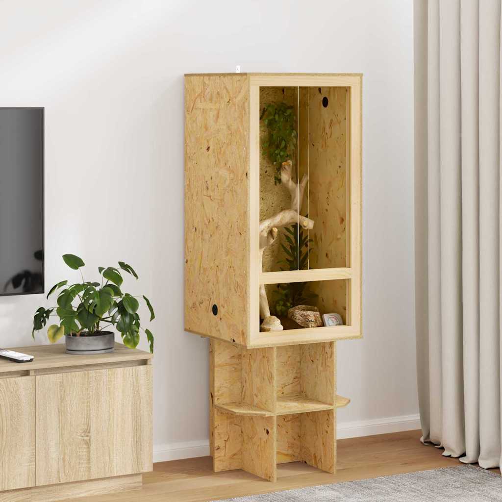 Terarij Smeđa 50 x 50 x 100 cm OSB