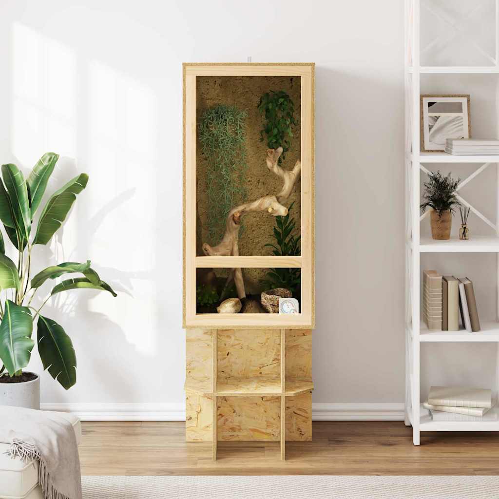 Terarij Smeđa 50 x 50 x 100 cm OSB