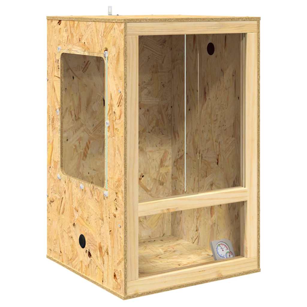 Terarij Smeđa 50 x 50 x 80 cm OSB