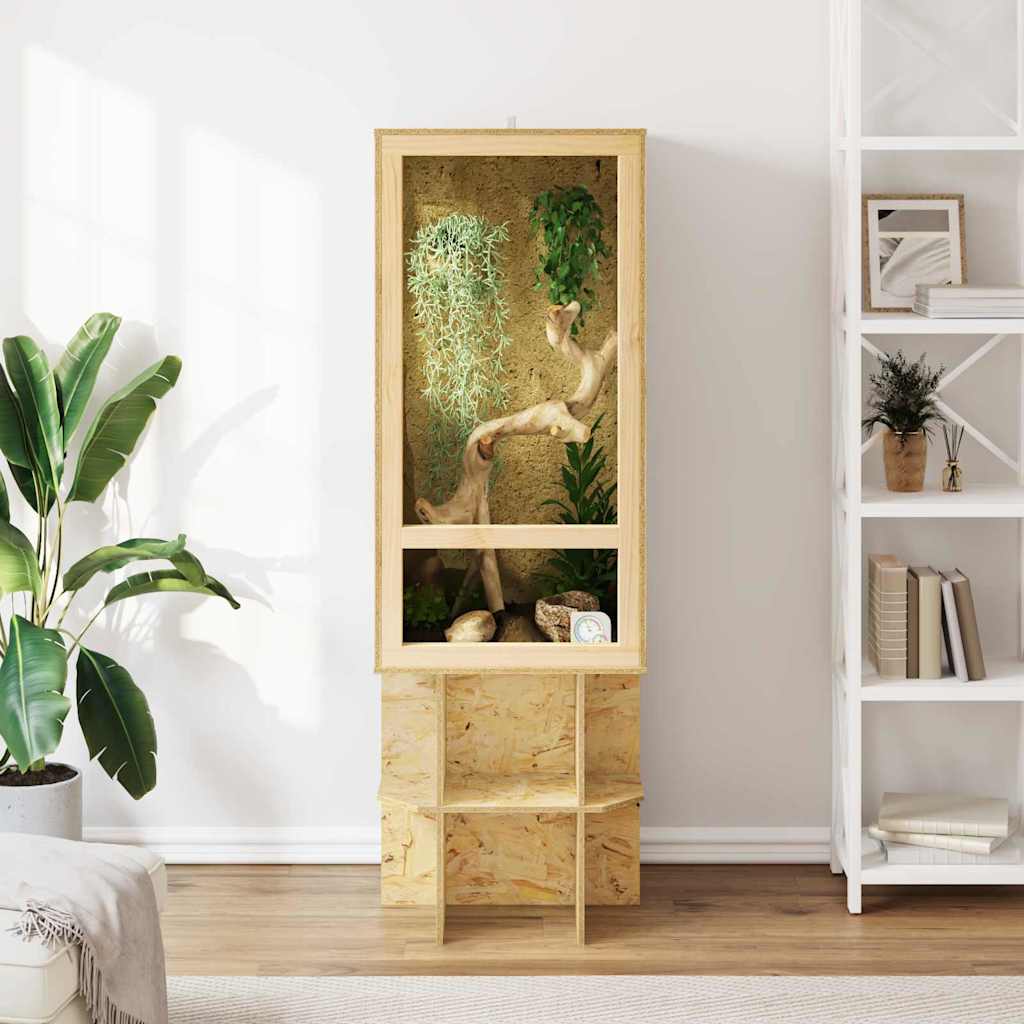 Terarij Smeđa 50 x 50 x 100 cm OSB