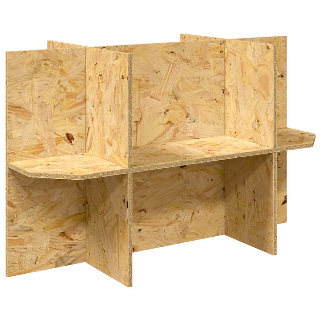 Osnovica za terarij s policom Smeđa 80 x 40 x 50 cm OSB
