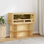 Osnovica za terarij s policom Smeđa 100 x 40 x 50 cm OSB