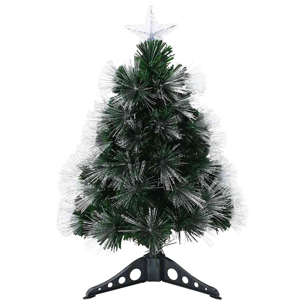 Umjetno božićno drvce s 50 LED svjetlima Zelena 64 cm PVC