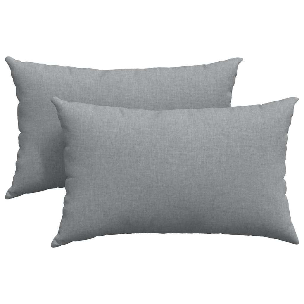 Jastučići za sofu 2 pcs Svijetlo siva 50 x 30 cm tkanina