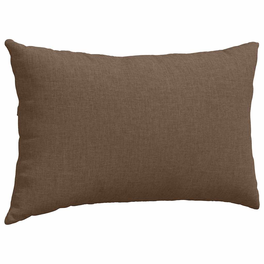 Jastučići za sofu 2 pcs Smeđa 50 x 30 cm tkanina
